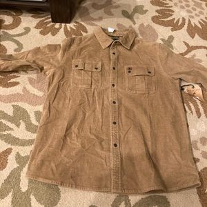 Hippy Tree Mens odessa corduroy flannel shirt Xl NWt